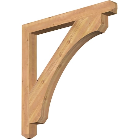 Legacy Craftsman Smooth Bracket, Western Red Cedar, 3 1/2W X 38D X 38H